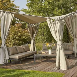 Pavillons*SIENA GARDEN Dachbezug hellgrau zu Berlino Pavillon 3x3 Meter