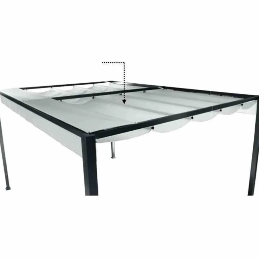 Pavillons*SIENA GARDEN Dachbezug hellgrau zu Sky Pavillon 3x4 Meter