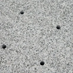 Schirmst盲nder*SIENA GARDEN Ennio Base Granit | 120 kg | hellgrau