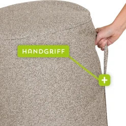 Sitzsäcke | Wintergartenmöbel*SIENA GARDEN FEEL.U Pouf | Polypropylen deep sand