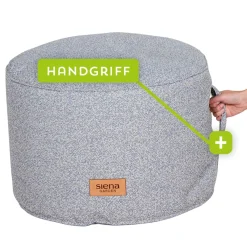 Wintergartenmöbel | Sitzsäcke*SIENA GARDEN FEEL.U Pouf | Polypropylen nordic blue