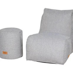 Wintergartenmöbel | Sitzsäcke*SIENA GARDEN FEEL.U Pouf | Polypropylen nordic blue