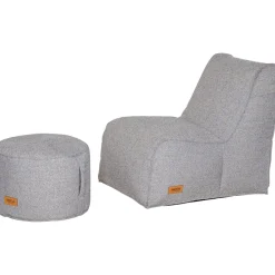 Wintergartenmöbel | Sitzsäcke*SIENA GARDEN FEEL.U Pouf | Polypropylen nordic blue