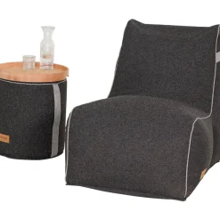 Sitzsäcke | Wintergartenmöbel*SIENA GARDEN FEEL.U Pouf | Polypropylen dark grey