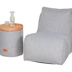 Wintergartenmöbel | Sitzsäcke*SIENA GARDEN FEEL.U Pouf | Polypropylen nordic blue