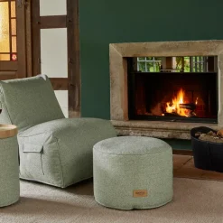 Wintergartenmöbel | Sitzsäcke*SIENA GARDEN FEEL.U Pouf | Polypropylen soft green