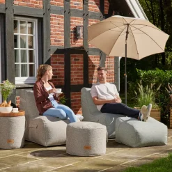 Wintergartenmöbel | Sitzsäcke*SIENA GARDEN FEEL.U Pouf | Polypropylen deep sand