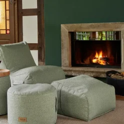 Wintergartenmöbel | Sitzsäcke*SIENA GARDEN FEEL.U Pouf | Polypropylen soft green
