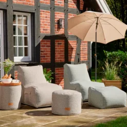 Sitzsäcke | Wintergartenmöbel*SIENA GARDEN FEEL.U Pouf | Polypropylen deep sand