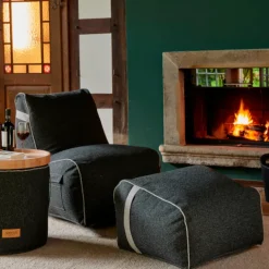 Sitzsäcke | Wintergartenmöbel*SIENA GARDEN FEEL.U Pouf | Polypropylen dark grey
