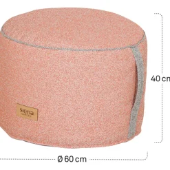 Wintergartenmöbel | Sitzsäcke*SIENA GARDEN FEEL.U Pouf | Polypropylen modern red