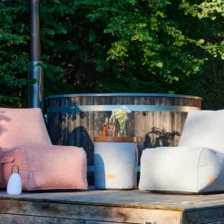 Wintergartenmöbel | Sitzsäcke*SIENA GARDEN FEEL.U Pouf | Polypropylen modern red