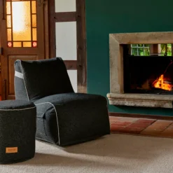 Sitzsäcke | Wintergartenmöbel*SIENA GARDEN FEEL.U Pouf | Polypropylen dark grey