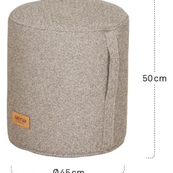 Sitzsäcke | Wintergartenmöbel*SIENA GARDEN FEEL.U Pouf | Polypropylen deep sand