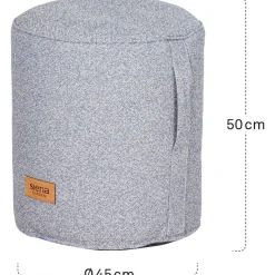 Wintergartenmöbel | Sitzsäcke*SIENA GARDEN FEEL.U Pouf | Polypropylen nordic blue