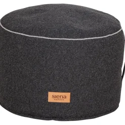 Wintergartenmöbel | Sitzsäcke*SIENA GARDEN FEEL.U Pouf | Polypropylen dark grey
