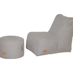 Wintergartenmöbel | Sitzsäcke*SIENA GARDEN FEEL.U Pouf | Polypropylen soul grey