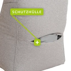 Sitzsäcke | Wintergartenmöbel*SIENA GARDEN FEEL.U Sitzsack | Polypropylen soul grey | inkl. Schutzhülle