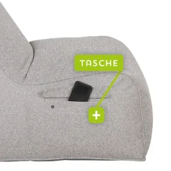 Sitzsäcke | Wintergartenmöbel*SIENA GARDEN FEEL.U Sitzsack | Polypropylen soul grey | inkl. Schutzhülle