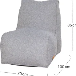 Sitzsäcke | Wintergartenmöbel*SIENA GARDEN FEEL.U Sitzsack | Polypropylen nordic blue | inkl. Schutzhülle