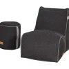 Wintergartenmöbel | Sitzsäcke*SIENA GARDEN FEEL.U Sitzsack-Set | Polypropylen dark grey