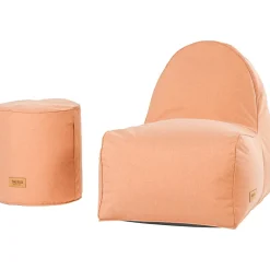 Sitzsäcke | Wintergartenmöbel*SIENA GARDEN FLOW.U Pouf | Polypropylen apricot