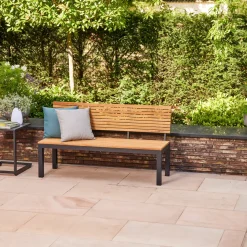 Essgruppen*SIENA GARDEN Gartenmöbelset Bozen Esstisch + 2x Bozen Stapelsessel + Bozen 2er Bank