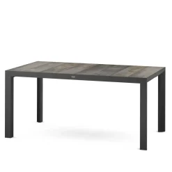 Essgruppen*SIENA GARDEN Gartenmöbelset Silva Gartentisch + 4x Tesoro HB Stapelsessel