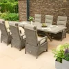 Essgruppen*SIENA GARDEN Gartenmöbelset Sincro Ausziehtisch + 6x Corido Move Gartensessel