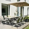 Essgruppen*SIENA GARDEN Gartenmöbelset Sincro Ausziehtisch + 6x Repton Stapelsessel