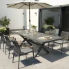 Essgruppen*SIENA GARDEN Gartenmöbelset Sincro Ausziehtisch + 6x Cortina Stapelsessel
