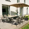 Essgruppen*SIENA GARDEN Gartenmöbelset Sincro Ausziehtisch + 6x Repton Stapelsessel