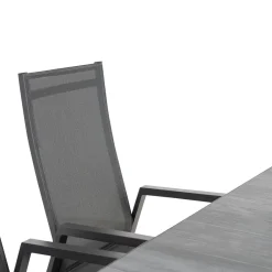 Essgruppen*SIENA GARDEN Gartenmöbelset Sincro Ausziehtisch + 6x Savona Stapelsessel
