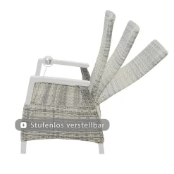 Essgruppen*SIENA GARDEN Gartenmöbelset Sincro Ausziehtisch + 6x Corido Move Gartensessel