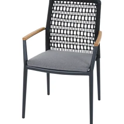Essgruppen*SIENA GARDEN Gartenmöbelset Sincro Ausziehtisch + 6x Cortina Stapelsessel