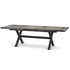 Essgruppen*SIENA GARDEN Gartenmöbelset Sincro Ausziehtisch + 6x Repton Stapelsessel