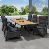Essgruppen*SIENA GARDEN Gartenmöbelset Tirana Ausziehtisch + 6x Corido Move Gartensessel