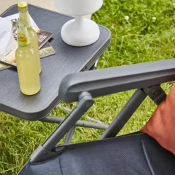 Camping*SIENA GARDEN Hockeraufsatz Campingtischplatte | MDF grau