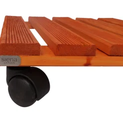 Pflanzgefäße*SIENA GARDEN Holz-Pflanzenroller Buche FSC® 100%