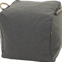 Gartenhocker*SIENA GARDEN Integral Hocker | Polyester/Polyethylen charcoal