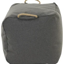 Gartenhocker*SIENA GARDEN Integral Hocker | Polyester/Polyethylen charcoal