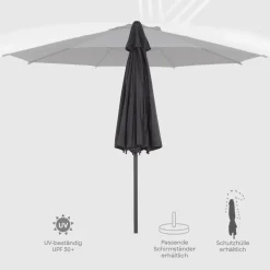 Mittelstockschirme*SIENA GARDEN Isa Mittelstockschirm | Ø 300 cm | rund