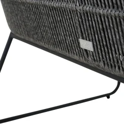Loungemöbel | Gartenbänke*SIENA GARDEN Kansas Bank | 2-Sitzer | Rattangeflecht dunkelgrau