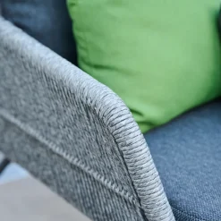 Loungemöbel*SIENA GARDEN Kansas Loungesessel | Rattangeflecht grau