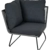 Loungemöbel | Loungesets*SIENA GARDEN Kansas Modul Ecke | Rattangeflecht dunkelgrau
