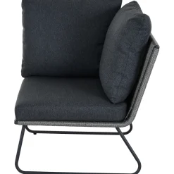 Loungemöbel | Loungesets*SIENA GARDEN Kansas Modul Ecke | Rattangeflecht dunkelgrau