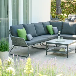 Loungemöbel | Loungesets*SIENA GARDEN Kansas 2-Sitzer mit Armlehne rechts