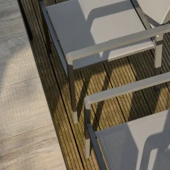 Stapelsessel*SIENA GARDEN Leeds Stapelsessel | RANOTEX® hellgrau