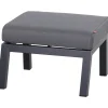 Gartenhocker*SIENA GARDEN Lindos Hocker | Aluminium matt anthrazit