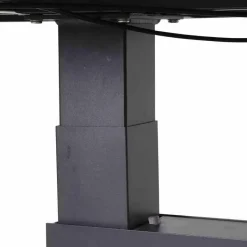 Höhenverstellbare Tische*SIENA GARDEN Lindos Lifttisch | Keramik anthrazit mit Inlay aus Teakholz FSC® 100 %